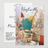 *~*  21 A101 Cocktail FOTO Nashville AFGEVAARDIGDE Kaart (Voorkant / Achterkant)