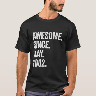 21 Awesome Since May 2002 T-shirt