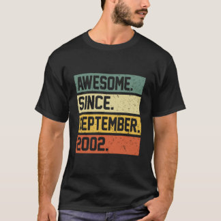 21 Awesome Since September 2002 T-shirt