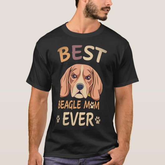 21 Beste Beagle Moeder Aller Tijden Beagle T-shirt (Voorkant)