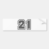21 BUMPERSTICKER (Voorkant)