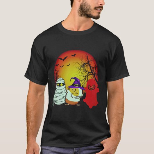 21 Cavia Halloween Pompoen T-shirt (Voorkant)