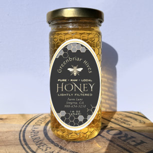 21 Custom-cut 3.5x2.3" vinyl waterdichte ovale hon Sticker