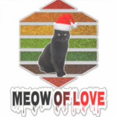 21.cute esthetische trending bestselling zwarte ka sticker (Voorkant)