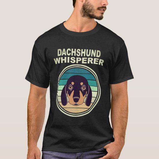 21 Dachshund Fluisteraar Antiek T-shirt (Voorkant)