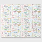 21 december, cadeaupapier voor cadeautjes (Vlak)