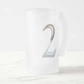 21 Diepgevroren glazen Mok voor de 21e verjaardag  (Voorkant rechts)