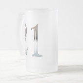 21 Diepgevroren glazen Mok voor de 21e verjaardag (Voorkant links)