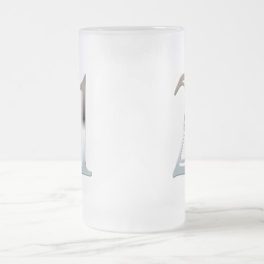 21 Diepgevroren glazen Mok voor de 21e verjaardag  (Center)