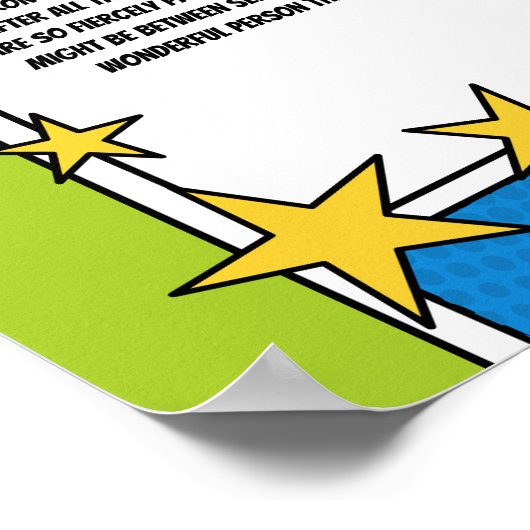 21 dingen waar we van houden, 21e 30e stripboek poster (Hoek)