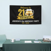 21 & DORSTIG-21E VERJAARDAG SPANDOEK (Beurs)