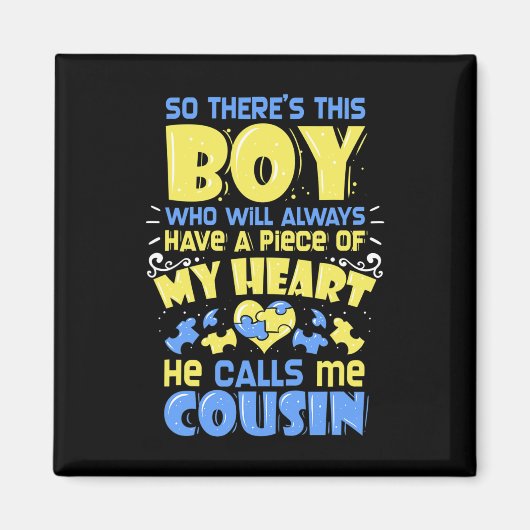 21 - Down Syndrome Awareness Neef Magneet (Voorkant)