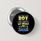 21 - Down Syndrome Awareness Neef Ronde Button 5,7 Cm (Voorkant /achterkant)