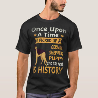 21 Eens Heb Ik Een Duitse Herdershond Opgepakt T-shirt