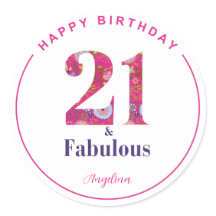 21 en Fabulous 21st Verjaardag