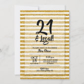 21. en goudstapes van juridische aard kaart (Voorkant)