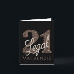 21 en juridische | Taupe Glitter 21st Birthday Kaart<br><div class="desc">21 zijn en eindelijk legaal zijn is een enorme mijlpaal! Dit glam grunge-geïnspireerde "21 en Juridische"verjaardagsthema kenmerkt een faux glitter met manuscriptbekleding voor de perfecte manier om het evenement te vieren en te memoriseren. Ga voor aanpassingen of andere kleuren naar JustFharryn @ Zazzle.com of neem contact op met de ontwerper...</div>