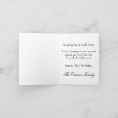 21 en juridische | Zilveren Faux Glitter 21e verja Kaart (Binnen)