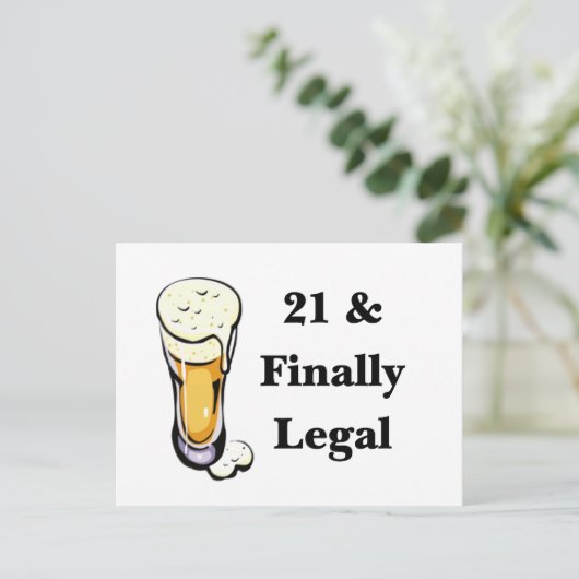 21 en tenslotte Juridisch Briefkaart (Staand voorkant)