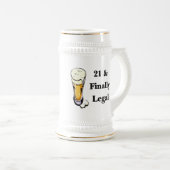 21 en uiteindelijk legaal bierpul (Voorkant rechts)