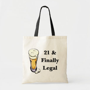 21 en uiteindelijk legaal tote bag