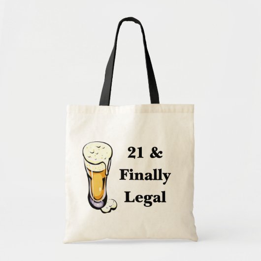 21 en uiteindelijk legaal tote bag (Voorkant)