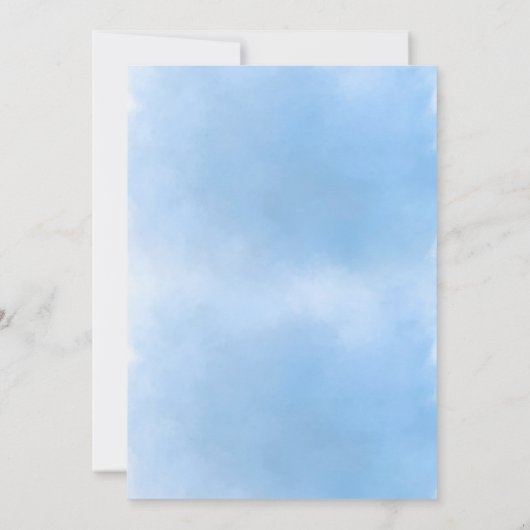 21 en wettelijke blauwe uitnodiging (Achterkant)