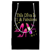21 & FABULOUS ROZE SCHOEN EN LIPSTICK DIVA ONTWERP KLEIN CADEAUZAKJE (Voorkant)