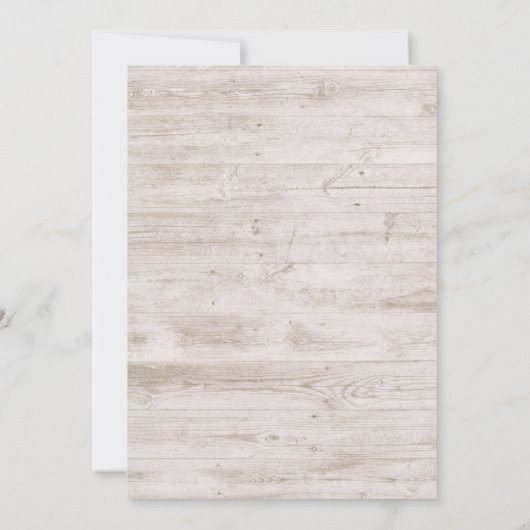 21 Floral String Lights Rustic Wood op geboortedag Kaart (Achterkant)