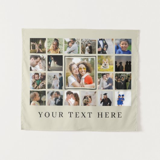 21 fotocollage afstuderen wandkleed (Voorkant (horizontaal))