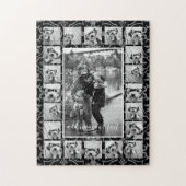 21 Fotocollage en tapijtpatroon - KAN KLEUR bewerk Legpuzzel (Verticaal)