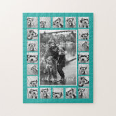 21 Fotocollage en tekst - KAN KLEUR bewerken Legpuzzel (Verticaal)