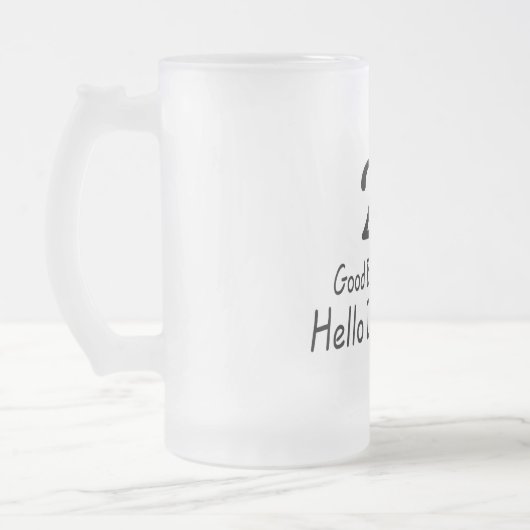 21 Goedendaags Bouncer Hallo Bartender (Blk) Matglas Bierpul (Links)