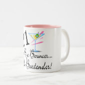 21 Goedendag Bouncer Hallo Bartender Tweekleurige Koffiemok (Voorkant rechts)