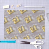 21 gouden ballonnen tissuepapier (Craft)