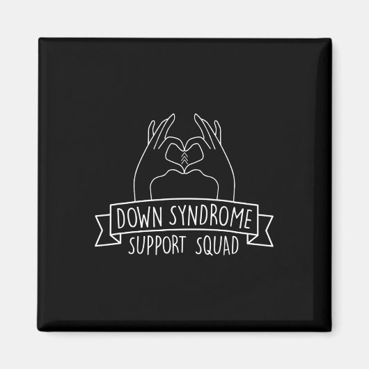 21 Hand Down Syndroom Ondersteuningsteam Magneet (Voorkant)
