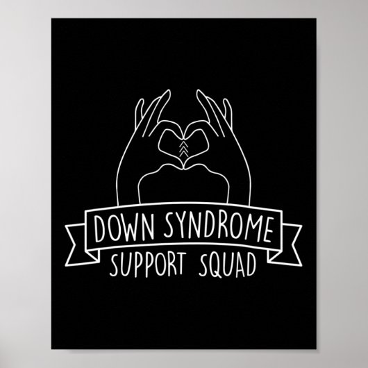 21 Hand Down Syndroom Ondersteuningsteam Poster (Voorkant)