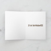 *21* HOORD DE GOEDE NIEUWS ZEGT GEKKE DONKEY KAART (Binnen)