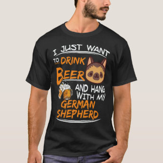 21 Ik wil gewoon bier drinken en met mijn Germ han T-shirt