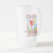 21 in stijl vieren matglas bierpul (Voorkant rechts)