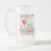 21 in stijl vieren matglas bierpul (Links)