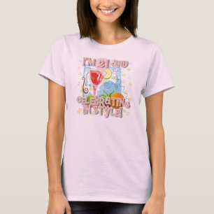 21 in stijl vieren t-shirt