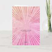 21-inch 3D roze Snoep 21e verjaardag Kaart (Achterkant)