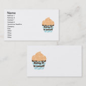 21 is Sweet Birthday T-shirts en cadeautjes Visitekaartje (Voorkant / Achterkant)