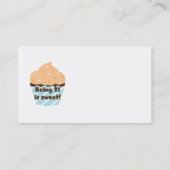 21 is Sweet Birthday T-shirts en cadeautjes Visitekaartje (Achterkant)