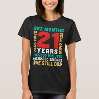 21 jaar 252 maanden 7665 dagen Koppel Samen T-shirt