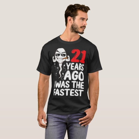 21 jaar geleden was ik Mannen T-shirt (Voorkant volledig)