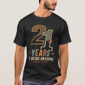 21 jaar Geweldige 2003 21e verjaardag T-shirt (Voorkant)