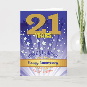21 Jaar Hersteldatum Vet Numeriek Kaart