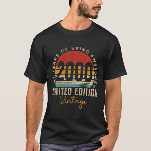 21 jaar oud 2000 Limited Edition 21th Bir T-shirt (Voorkant)